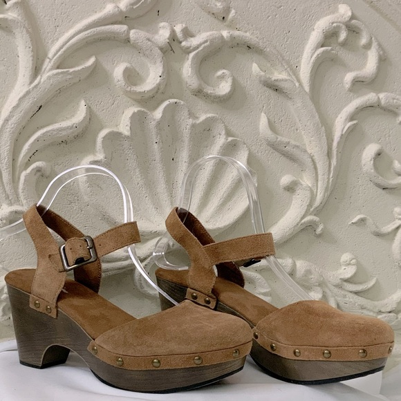 Brown Leather Clogs Mule NWOT - Picture 4 of 13